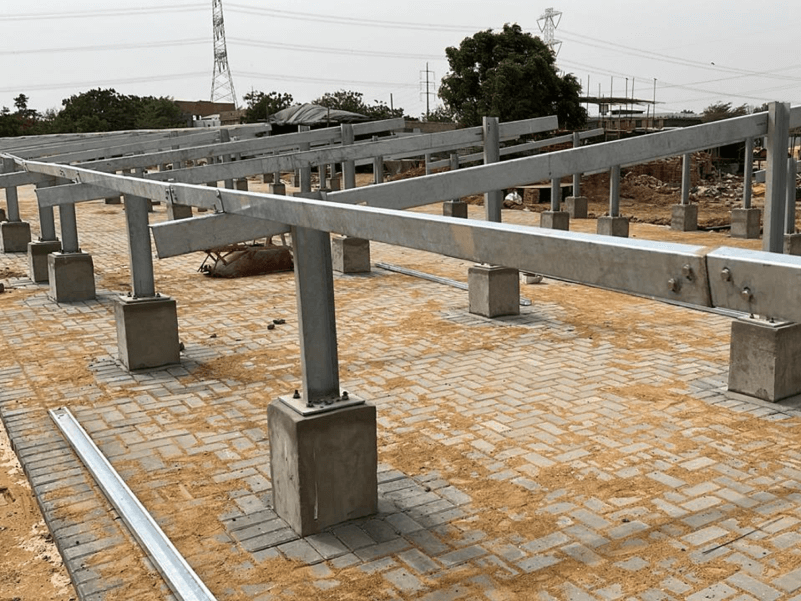 P1 Ground Mounted Structure - Bottom View